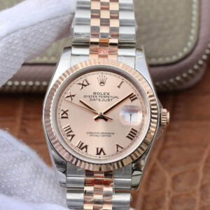 Rolex Datejust 116231 GM Factory Hot Replica Watches Rose Gold Dial - Hot Replica Watches