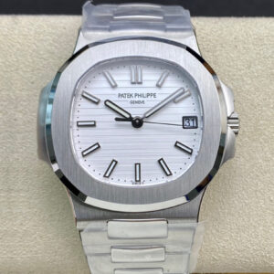 Patek Philippe Nautilus 5711/1A-011 3K Factory Hot Replica Watches White Dial - Hot Replica Watches