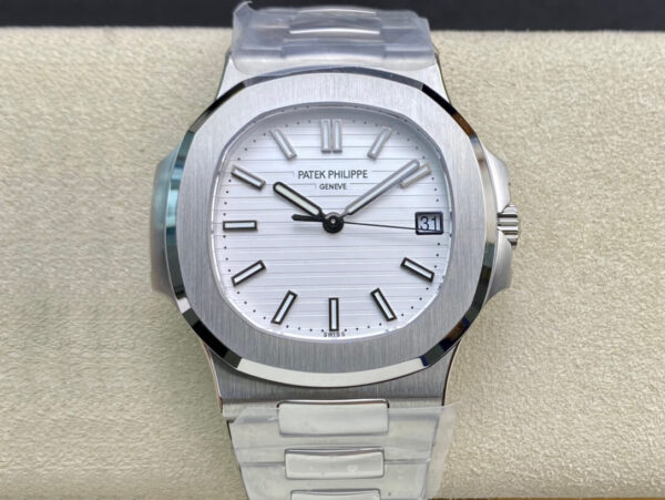 Patek Philippe Nautilus 5711/1A-011 3K Factory Hot Replica Watches White Dial - Hot Replica Watches