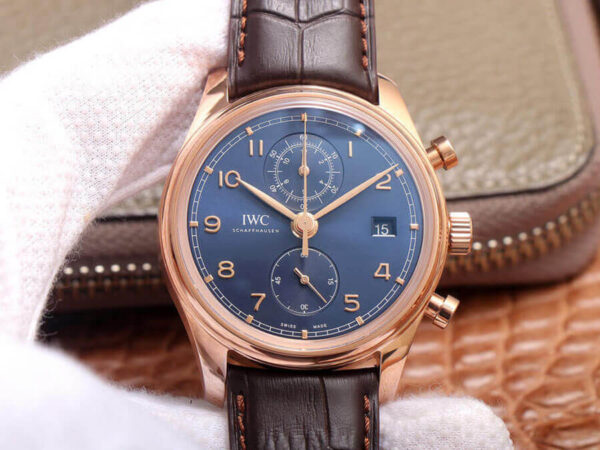 IWC Portugieser IW390305 ZF Factory Hot Replica Watches Brown Strap - Hot Replica Watches