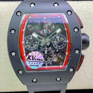 Richard Mille RM011 KV Factory Hot Replica Watches Black Case - Hot Replica Watches