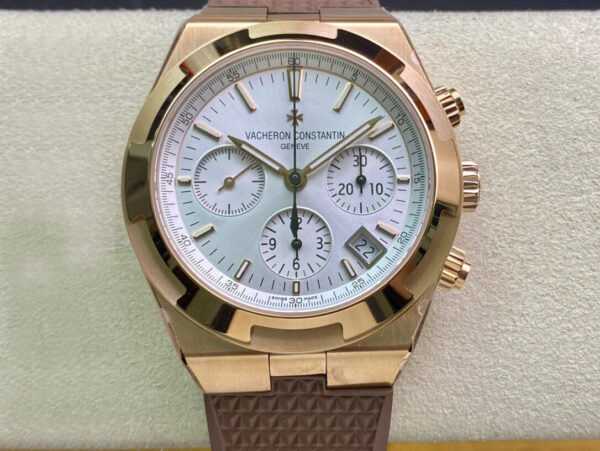 Vacheron Constantin Overseas 5500V 8F Factory Hot Replica Watches White Dial - Hot Replica Watches