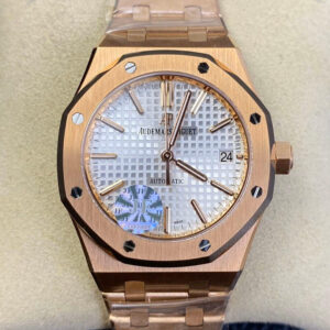 Audemars Piguet Royal Oak 15450OR.OO.1256OR.01 JF Factory Hot Replica Watches Rose Gold Case - Hot Replica Watches