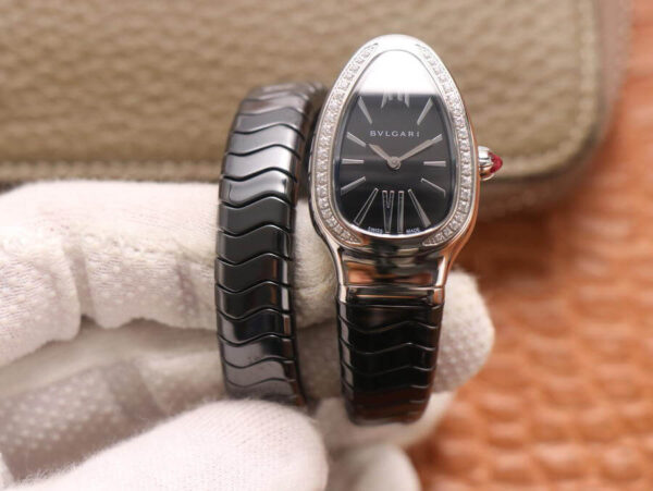 Bvlgari Serpenti BV Factory Hot Replica Watches Black Dial - Hot Replica Watches