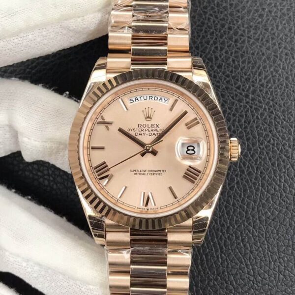 Rolex Day Date M228238-0006 EW Factory Hot Replica Watches Gold Case - Hot Replica Watches