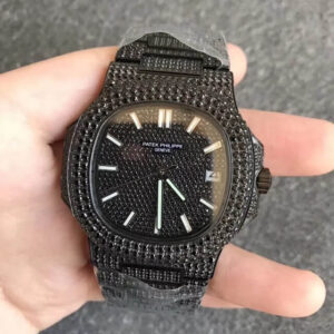 Patek Philippe Nautilus 5719/10G-010 PPF Factory Hot Replica Watches Black Case - Hot Replica Watches