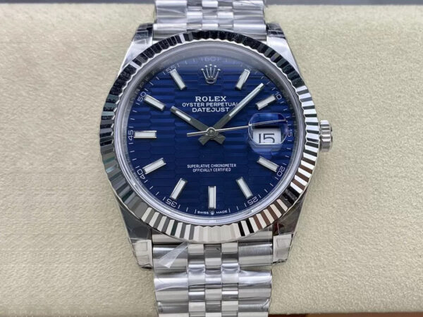 Rolex Datejust M126334-0031 VS Factory Hot Replica Watches Dark Blue Dial - Hot Replica Watches
