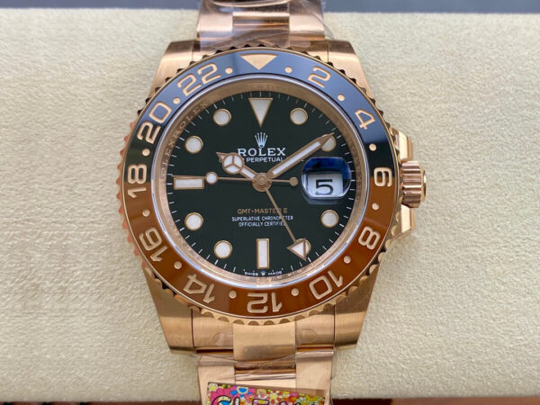 Rolex GMT Master II M126715CHNR-0001 Clean Factory Hot Replica Watches Black Dial - Hot Replica Watches