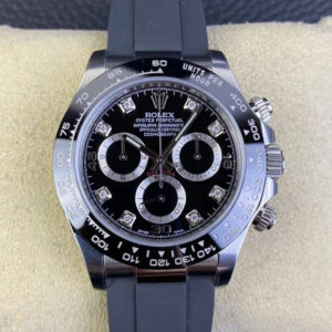 Rolex Daytona M116519LN-0025 Clean Factory Hot Replica Watches Black Strap - Hot Replica Watches