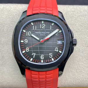 Patek Philippe Aquanaut PP5167 ZF Factory Hot Replica Watches Red Strap - Hot Replica Watches