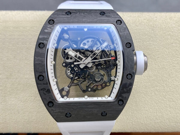 Richard Mille RM-055 BBR Factory Hot Replica Watches Black Gray Case - Hot Replica Watches