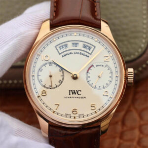 IWC Portugieser IW503504 ZF Factory Hot Replica Watches Brown Strap - Hot Replica Watches