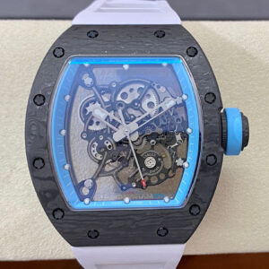 Richard Mille RM-055 BBR Factory Hot Replica Watches White Strap - Hot Replica Watches
