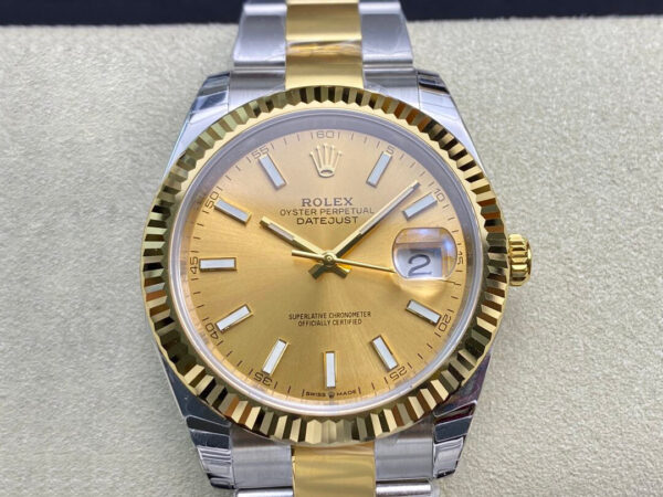 Rolex Datejust M126333-0009 EW Factory Hot Replica Watches Gold Dial - Hot Replica Watches