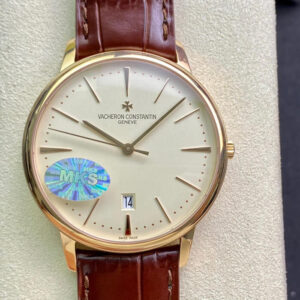 Vacheron Constantin Patrimony 85180/000J-9231 MKS Factory Hot Replica Watches Brown Strap - Hot Replica Watches