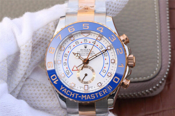 Rolex Yacht Master M116681-0002 JF Factory Hot Replica Watches White Dial - Hot Replica Watches