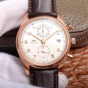 IWC Portugieser IW390301 ZF Factory Hot Replica Watches Brown Strap - Hot Replica Watches