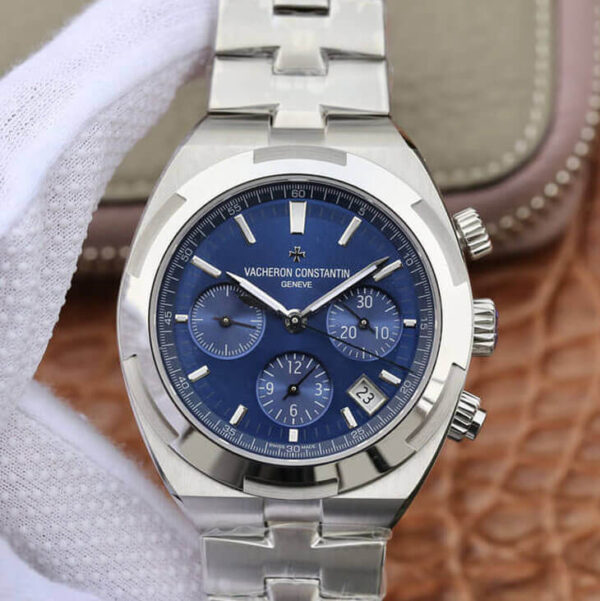Vacheron Constantin Overseas 5500V/110A-B148 8F Factory Hot Replica Watches Blue Dial - Hot Replica Watches