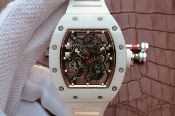 Richard Mille RM055 KV Factory Hot Replica Watches White Case - Hot Replica Watches
