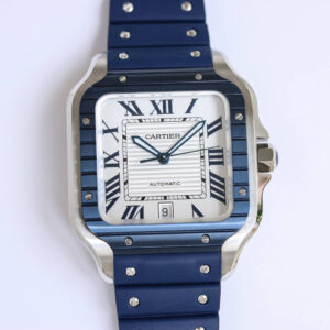 Cartier Santos GF Factory Hot Replica Watches White Dial - Hot Replica Watches