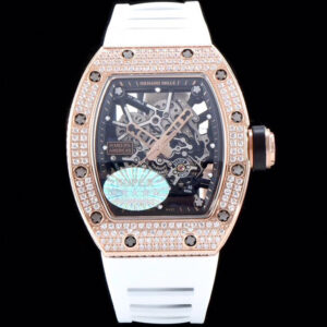 Richard Mille RM035 KV Factory Hot Replica Watches White Strap - Hot Replica Watches
