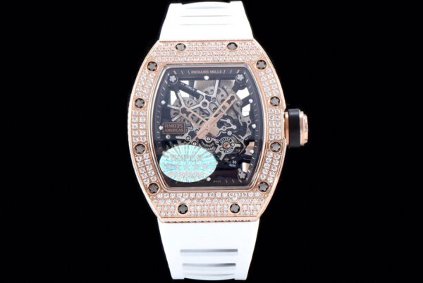 Richard Mille RM035 KV Factory Hot Replica Watches White Strap - Hot Replica Watches