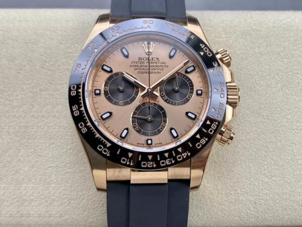 Rolex Daytona M116515LN-0018 Clean Factory Hot Replica Watches Rose Gold Dial - Hot Replica Watches