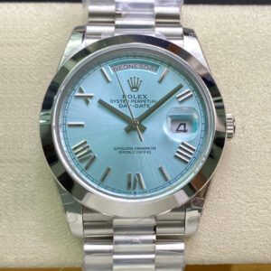 Rolex Day Date M228206-0044 EW Factory Hot Replica Watches Blue Dial - Hot Replica Watches