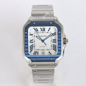 Cartier Santos GF Factory Hot Replica Watches White Dial - Hot Replica Watches