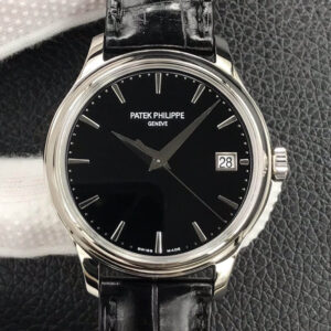 Patek Philippe Calatrava 5227G-010 3K Factory Hot Replica Watches Black Strap - Hot Replica Watches