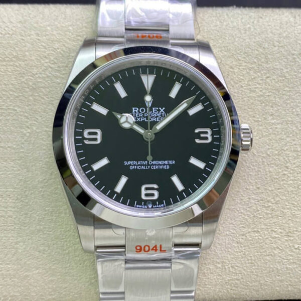 Rolex Explorer M124270-0001 EW Factory Hot Replica Watches Steel Strap - Hot Replica Watches