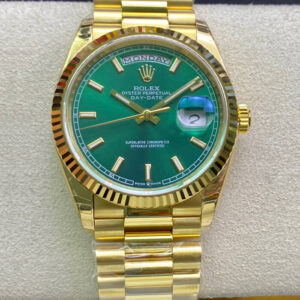 Rolex Day Date 118238 EW Factory Hot Replica Watches Green Dial - Hot Replica Watches