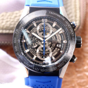 TAG Heuer Carrera CAR2A1T.FT6052 XF Factory Hot Replica Watches Blue Strap - Hot Replica Watches