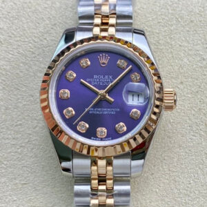 Rolex Datejust M279171-0015 BP Factory Hot Replica Watches Dark Purple Dial - Hot Replica Watches