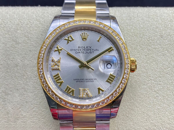 Rolex Datejust M126283RBR-0018 EW Factory Hot Replica Watches Silver Dial - Hot Replica Watches