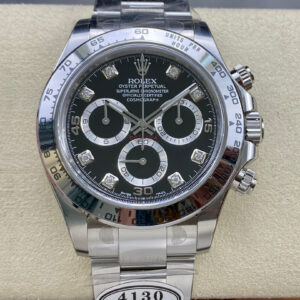 Rolex Daytona M116509-0055 Clean Factory Hot Replica Watches Black Dial - Hot Replica Watches
