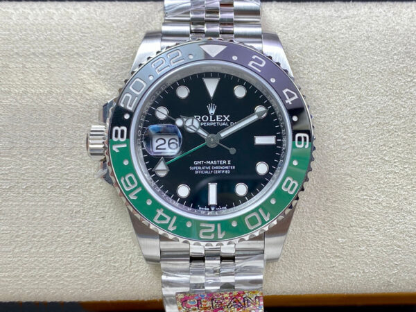 Rolex GMT Master II M126720vtnr-0002 Clean Factory Hot Replica Watches Steel Strap - Hot Replica Watches