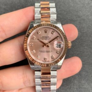 Rolex Datejust M278271-0023 GS Factory Hot Replica Watches Rose Gold Dial - Hot Replica Watches