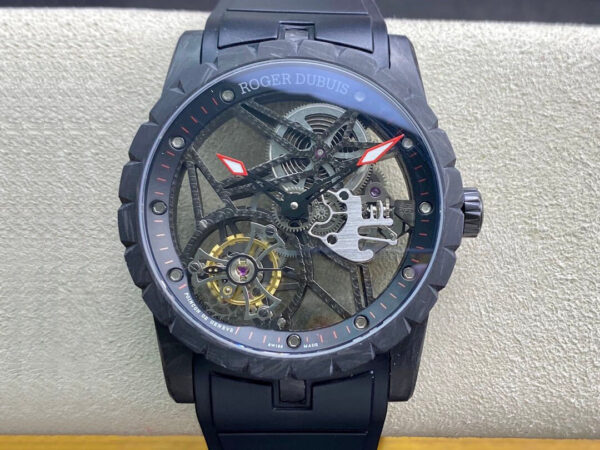 Roger Dubuis Excalibur DBEX0577 BBR Factory Hot Replica Watches Black Case - Hot Replica Watches