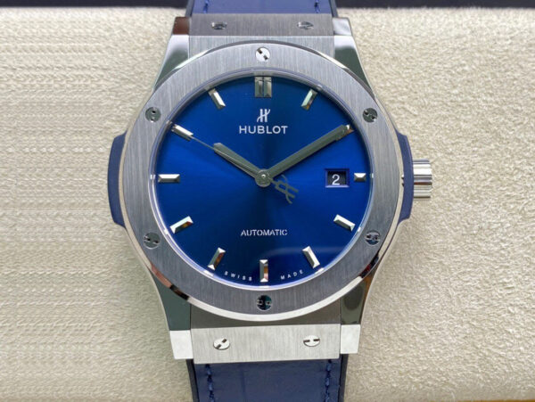 Hublot Classic Fusion 542.NX.7170.LR WWF Factory Hot Replica Watches Blue Strap - Hot Replica Watches