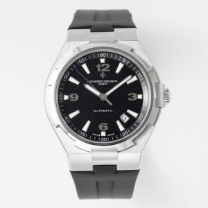 Vacheron Constantin Overseas 47040 PPF Factory Hot Replica Watches Black Rubber Strap - Hot Replica Watches
