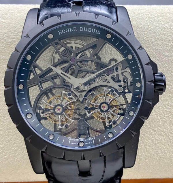 Roger Dubuis Excalibur RDDBEX0364 YS Factory Hot Replica Watches Black Dial - Hot Replica Watches