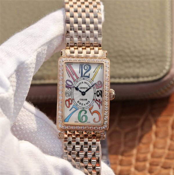 Franck Muller LONG ISLAND 952 ABF Factory Hot Replica Watches Rose Gold With Diamonds - Hot Replica Watches