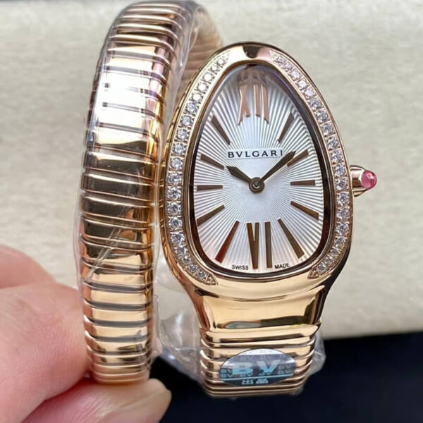 Bvlgari Serpenti 103003 BV Factory Hot Replica Watches White Dial - Hot Replica Watches