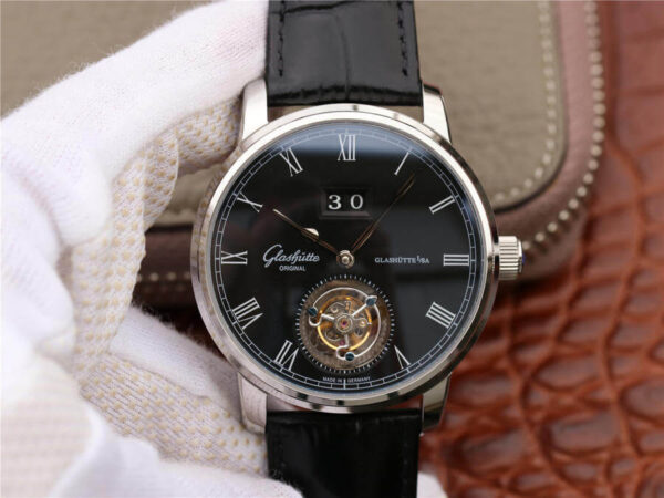Glashutte Senator 1-94-03-04-04-04 R8 Factory Hot Replica Watches Black Dial - Hot Replica Watches