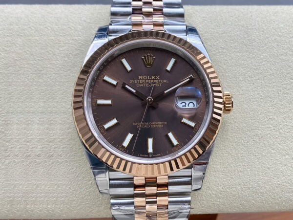 Rolex Datejust M126331-0002 VS Factory Hot Replica Watches Brown Dial - Hot Replica Watches
