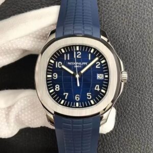 Patek Philippe Aquanaut 5168G-001 3K Factory Hot Replica Watches Blue Strap - Hot Replica Watches