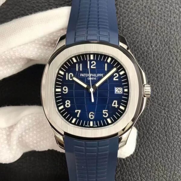 Patek Philippe Aquanaut 5168G-001 3K Factory Hot Replica Watches Blue Strap - Hot Replica Watches