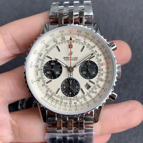 Breitling Navitimer AB0121211G1A1 GF Factory Hot Replica Watches White Dial - Hot Replica Watches