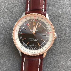 Breitling Navitimer U17326211M1P2 V7 Factory Hot Replica Watches Brown Strap - Hot Replica Watches